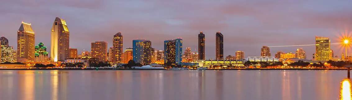 San Diego Skyline at Night